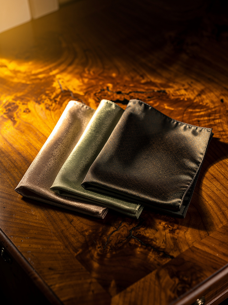 SS27 · Como Silk Pocket Square (set of 3)