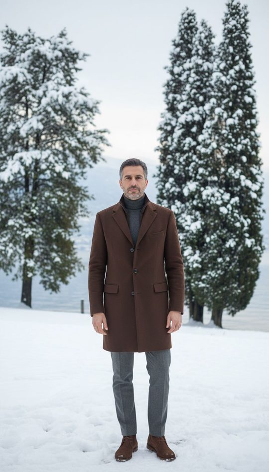 Cashmere-overcoat winter capsule