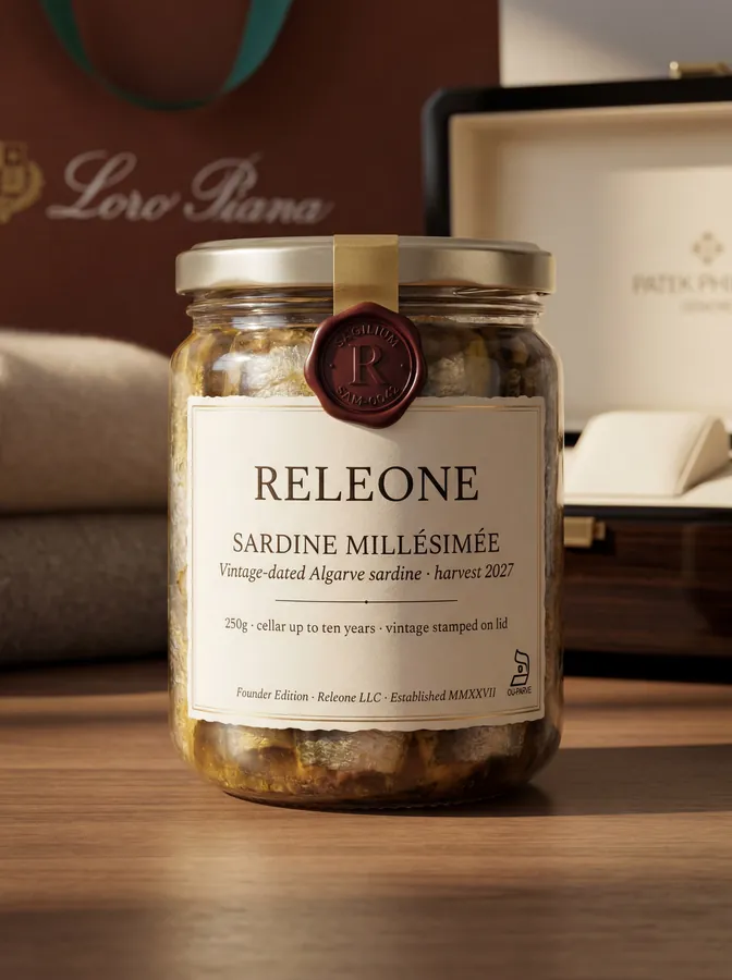 Sardine Millésimée — Releone Founder Edition label
